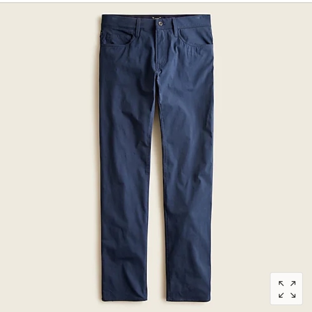 J Crew 484 Slim-fit five-pocket tech pant AW004
